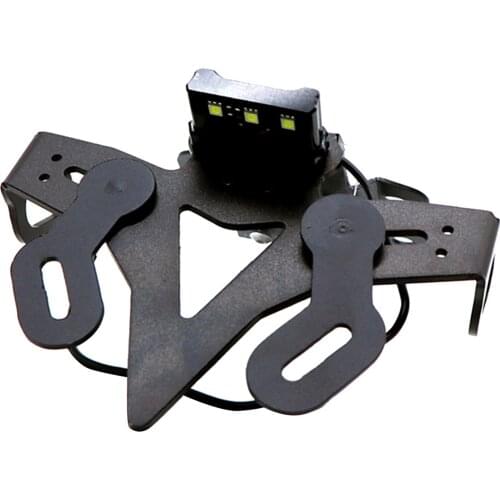 Motorcycle Tail License Plate Holder w/ LED Light Set for YAMAHA MT07 FZ-07