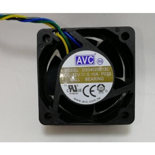 Ds04020b12l New Original For AVC 4020 4cm 4pin Ultra-Quiet Temperature Control Speed Control Case Cooling Fan