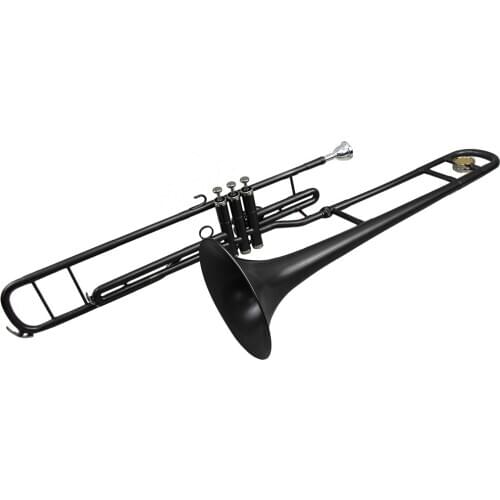 Matt black nickel C key Piston Valves Trombone