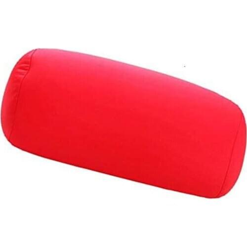 Fashion Pillar Shape Pillow Foam Particles Cylindrical Pillow Waist Fitness Pillow Portable Aviation Pillow