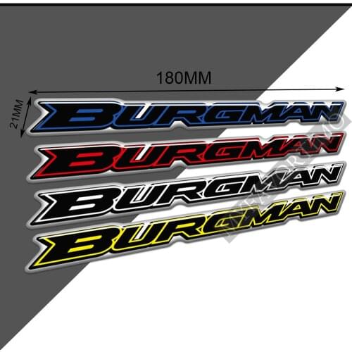 Scooter Stickers For Suzuki Burgman 125 200 400 650 Motorcycle Emblem Badge Logo Decals Tank Pad 2015 2016 2017 2018 2019 2020