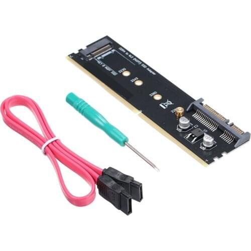 DDR to M.2 Hard Disk Adapter Card SATA to M.2 DDR4 Memory Slot SSD Expansion Card