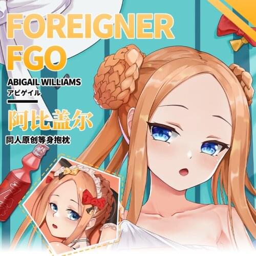 Lovely Abigail Williams Fate/Grand Order Anime Dakimakura Hugging Body Pillow Cover Long Cushion Male Pillow Case Otaku Bedding
