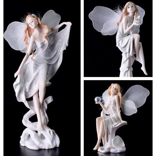 European style flower fairy beauty angel decoration resin home accessories creative girl child birthday wedding gift