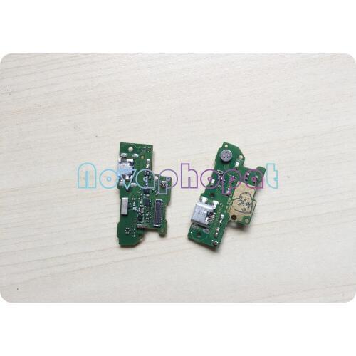 Novaphopat For Huawei Y7 2017 / Y7-2017 USB Charger Dock Charging Port Data Transfer Connect Connector Mic Flex Cable 5pcs/lot