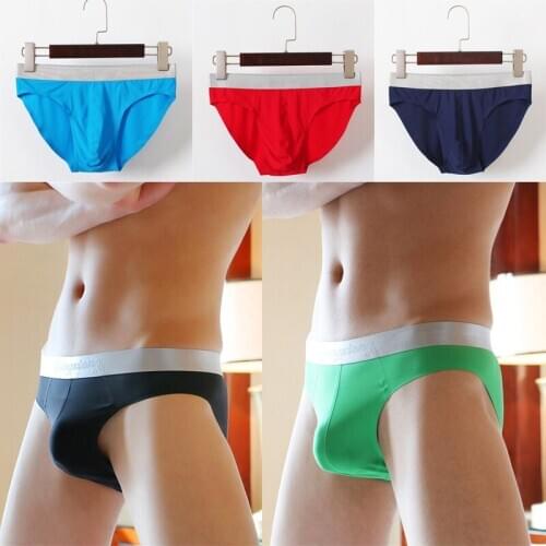 Sexy Mens Briefs Underwear Gay Erotic Jockstrap Bulge Pouch Male Slip Homme Panties Seamless Underpants Swimwear Cueca Masculina