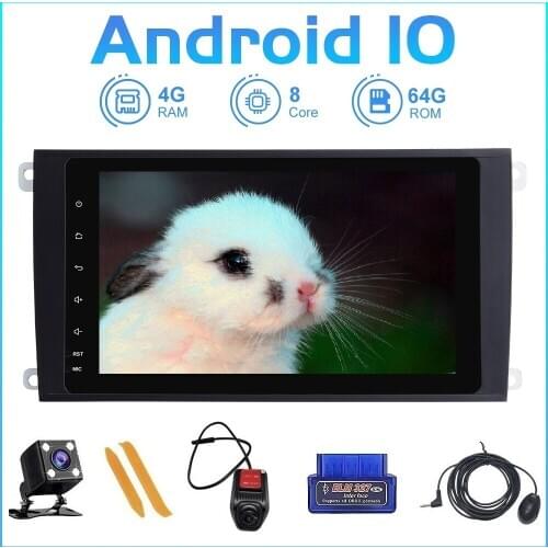 ZLTOOPAI 8" Auto Radio Android 10 For Porsche Cayenne 2003-2010 GPS Navigation Head Unit Car Multimedia Player Stereo Head Unit