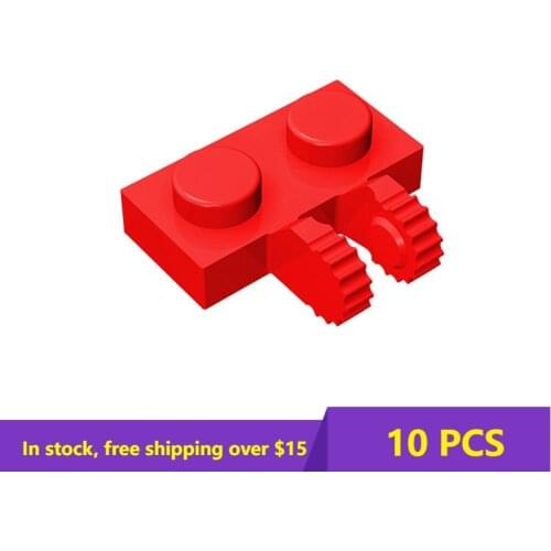 10PCS MOC Bricks Compatible Assembles Particles 60471 1x2 for Building Blocks Parts DIY Educational High-Tech Parts Toys