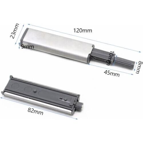 20pcs/lot Good Quality Cabinet Door Stopper Buffer Catches Push to Open Touch Damper Stainless Steel Bumper