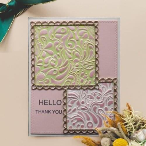 3D Pattern DIY Cutting Dies Scrapbooking Embossing Folder for Album Paper Craft E56C