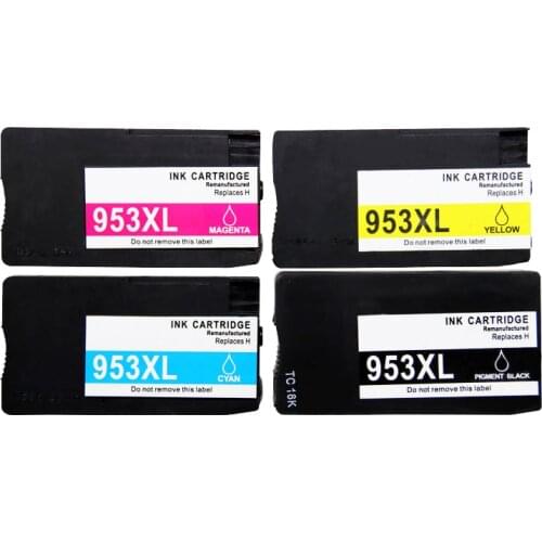 4PK Compatible Ink Cartridge 953 953XL for HP pro 7740 8210 8218 8710 8715 8718 8719 8720 8725 8728 8730 8740 printer for hp953