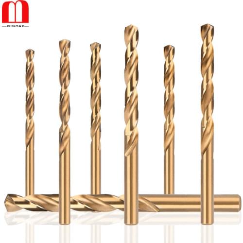 BINOAX 13Pcs Cobalt Drill Bit Set M35 HSS Metal Drill Bits for Stainless Steel Metal and Cast Iron