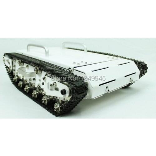 All metal heavyweight tank car chassis/ weight 7KG,load carry more than 20kg! / obstacle-surmounting tank chassis/robot parts