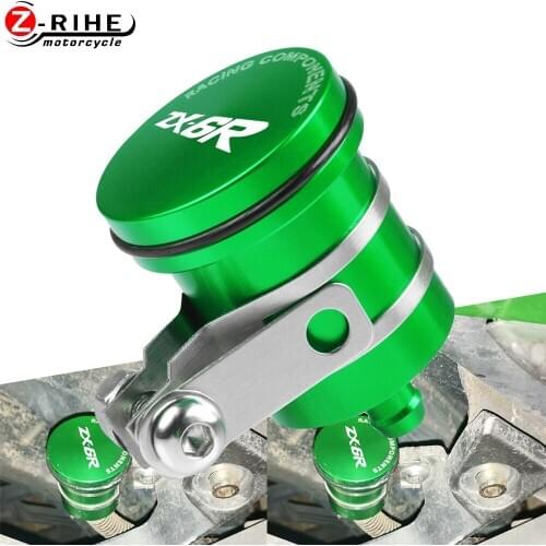 For KAWASAKI ZX6R ZX-6R NINJA 2020 2019 2006 2001-On Motorcycle Accessories Rear Brake Fluid Reservoir Clutch Tank Oil Fluid Cup