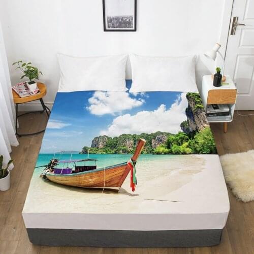 Elastic fitted sheet bed sheet With An Elastic Band 160x200/180/200/150x200 Mattress Cover Bed cover 1pc ship