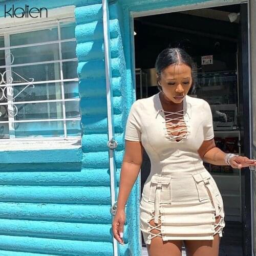 Короткие платья для женщин KLALIEN China At AliExpress