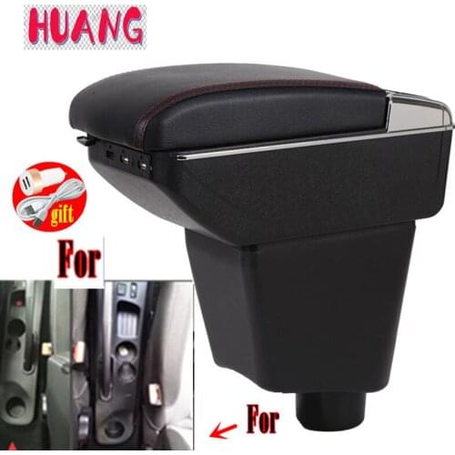 Storage Box Center Console Dual Layer Armrest Arm Rest Tray Cup Holder For Renault Captur Kaptur QM3 2013-2017 2014 2015 201