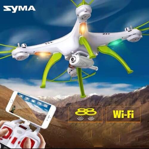 SYMA Upgrade X5HW Quadcopter Drone With HD WIFI FPV Camera Real-Time Transmission Of Intelligent RC Helicopter Kids Toy Gift