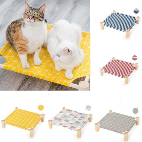 Summer Cat Hammock Bed Pet House For Dogs Puppy Lazy Mat Cushion Lounger For Cats Kitten Cottages Winter Pet Sleeping Supplies