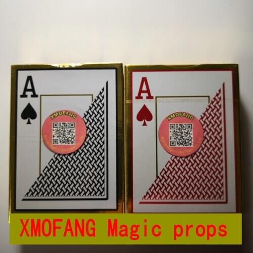 Magic poker home-XMOFANG Poker , plastic poker cards,,88x63mm, Poker Games.Magic props