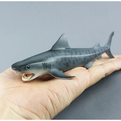Simulation Marine Sea Life Animal Children Cognitive Toys Shark Models Home Decoration Animals Figures Billhead Shark Model Doll