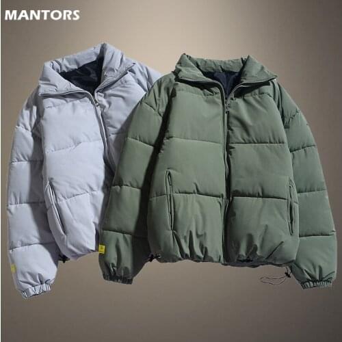 2021 Autumn Winter Men Coat Parkas Jacket Hip Hop Outwear Coat Male Warm Thick Jacket Streetwear Casual Parkas Coat Men Oversize