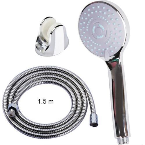 Showerhead Rainfall Sprayer Hand Hold Adjustable Water Shower Head set 3 Mode SPA Pressurize Filtered Bathroom Water Flow Shower