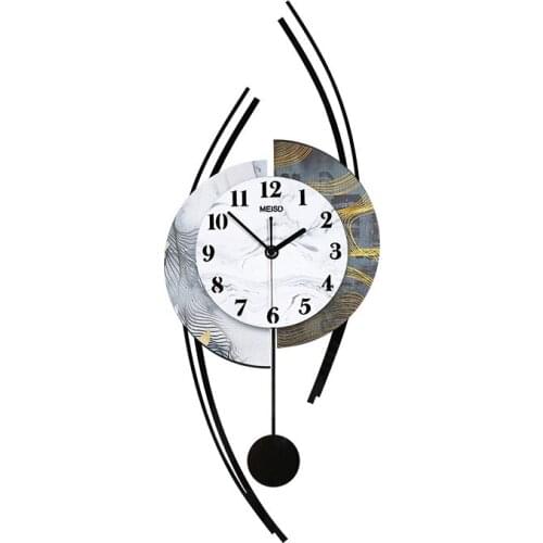 Nordic Clock Pendulum Wall Clocks Large Home Quartz Watch Wall Art Poster Modern Horloge Acrylic Wall Home Decoration