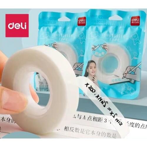 DELI EA30110 Invisible Tape 3pcs/Lot strong adhesive non toxic Acrylic glue office school tapes stationery