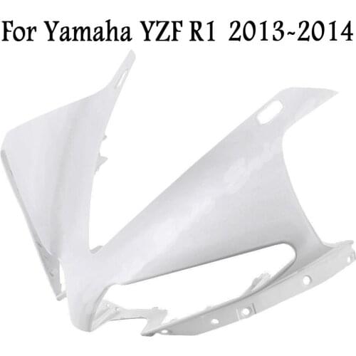 New Motorcycle Unpainted Upper Front Cowl Nose Fairing For Yamaha YZF R1 2013-2014