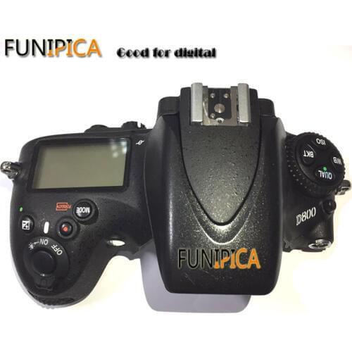 Original D800 TOP for NIKON D800 TOP COVER no lcd glass D800 Open unit Camera repair parts free shipping