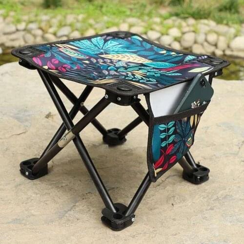 Outdoor Equipment Folding Chair Ultra Light Lounge Chair Small Bench Picnic Folding Stool Portable Mazza Fishing Chair