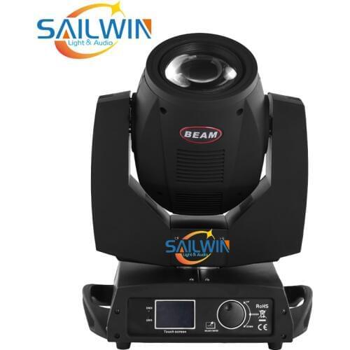 SAILWIN STOCK 7R Lyre Moving Head Beam Light Stage Beam Lights For Stage Event Club Party 14 Gobos DJ Lighting