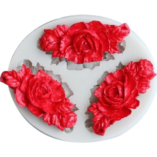 3D Flowers Silicone Cake Mold DIY Fondant Cake Chocolate Decorating Baking Tools