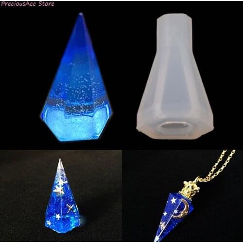 Silicone Water Drop Shape Mold For Resin Forms Crystal Diamond Bracelet Pendant Jewelry Doming Mould Making Jewelry