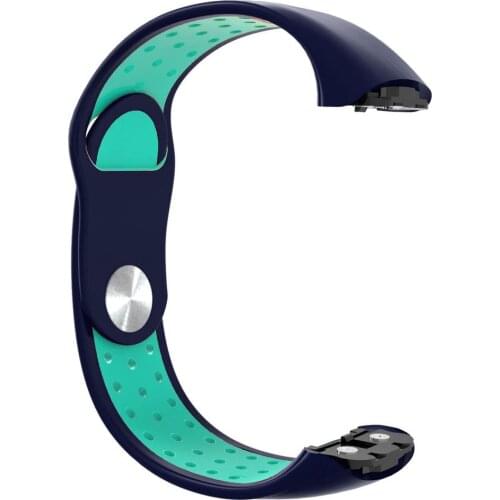 For Samsung Galaxy Fit Sm-R370 Smartwatch Replacement Strap Official Pattern Black Buckle Sports Replacement Wristband