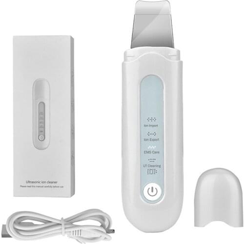 Ultrasonic Deep Face Cleaning Skin Scrubber Ion Vibration Acne Blackhead Removal Exfoliating Pore Cleaner Tools