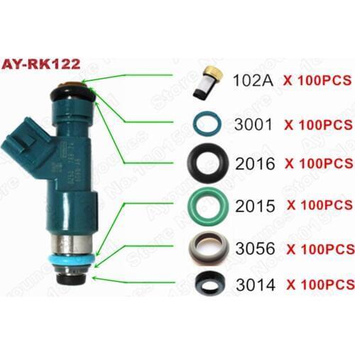 100sets 6G9N-AB fuel Injector repair kits for Volvo XC90 S80 30777501 2007-2013 for AY-RK122