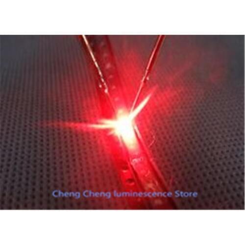 4000Pieces/lot for Super bright LED lamp bead 0603 red patch luminous tube 1608 red indicator light