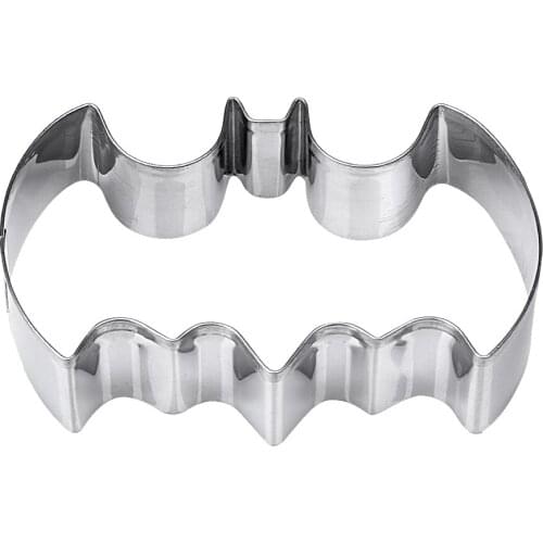 Creative Cake Mold Bat Cookie Cutter Tool Cutter Biscuit Press Icing Set Stamp Mold Stainless Steel Pastry Tool Kitchen Accessoy