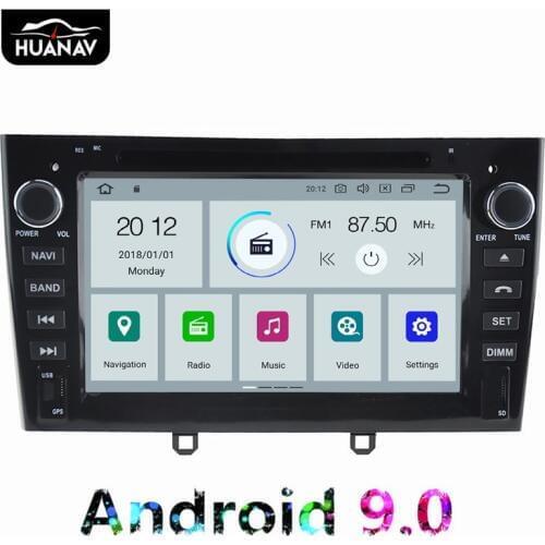Android 9.0 Car DVD player GPS Navigation For Peugeot 308 408 308SW car Radio player Auto stereo headuint tape recorder Free map