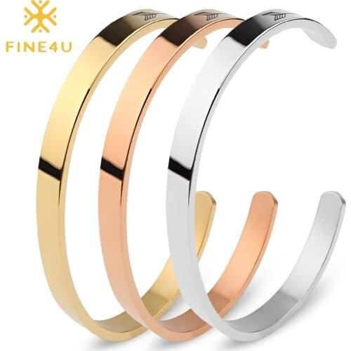 Браслеты с гравировкой FINE4U China At AliExpress