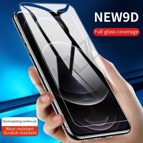 HD for iphone 12 Mini 11 Pro XS Max 8 7 Plus X XR SE 6 6s Tempered Glass Phone Screen Protector Protective Film glass smartphone