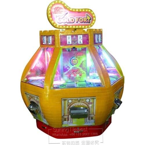 Indoor Game Center 6 Players Gold Fort Electronic Games Amusement Equipment Lottery Tickets Redemption Arcade Game Machine
