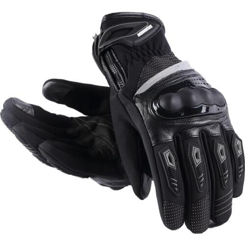 Masontex M37 Carbon Fiber & TPU Protection Shell Motocycle Ridding Golves With Velvet Lining Outdoor Luvas Guantes Moto Gears