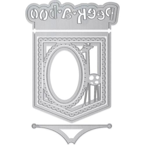 Toilet Glass Giraffe Metal Cutting Dies Stencils for DIY Scrapbooking Photo Album Decorative Embossing Paper Card Crafts Die Cut