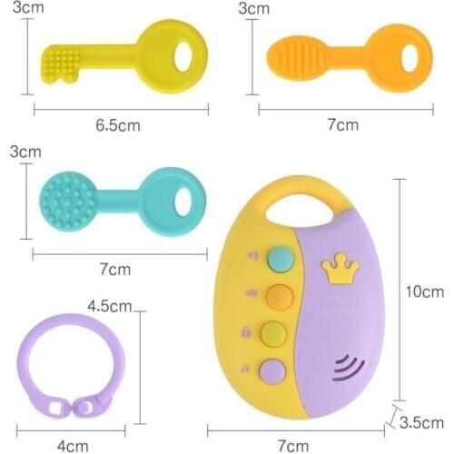 Dropship Baby Toy Musical Car Key Vocal Smart Remote Car Voices Pretend Play Educational Toys Children Baby Music Toys