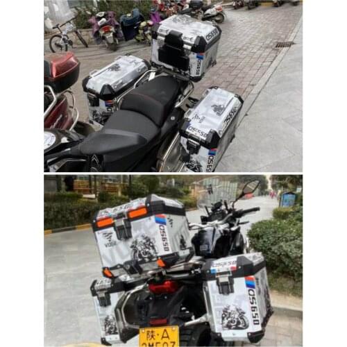 Motorcycle Side Box Stickers Body Stickers Apply for Loncin Voge 650ds