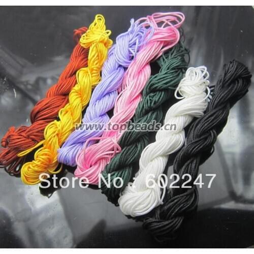 120m x1.5mm Premium Quality Shamballa Braided Nylon Cord Thread pick color