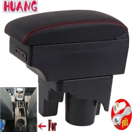 For VW jetta mk5 Golf mk5 6 armrest interior leather car storage box arm rest center console decoration accessories 2008